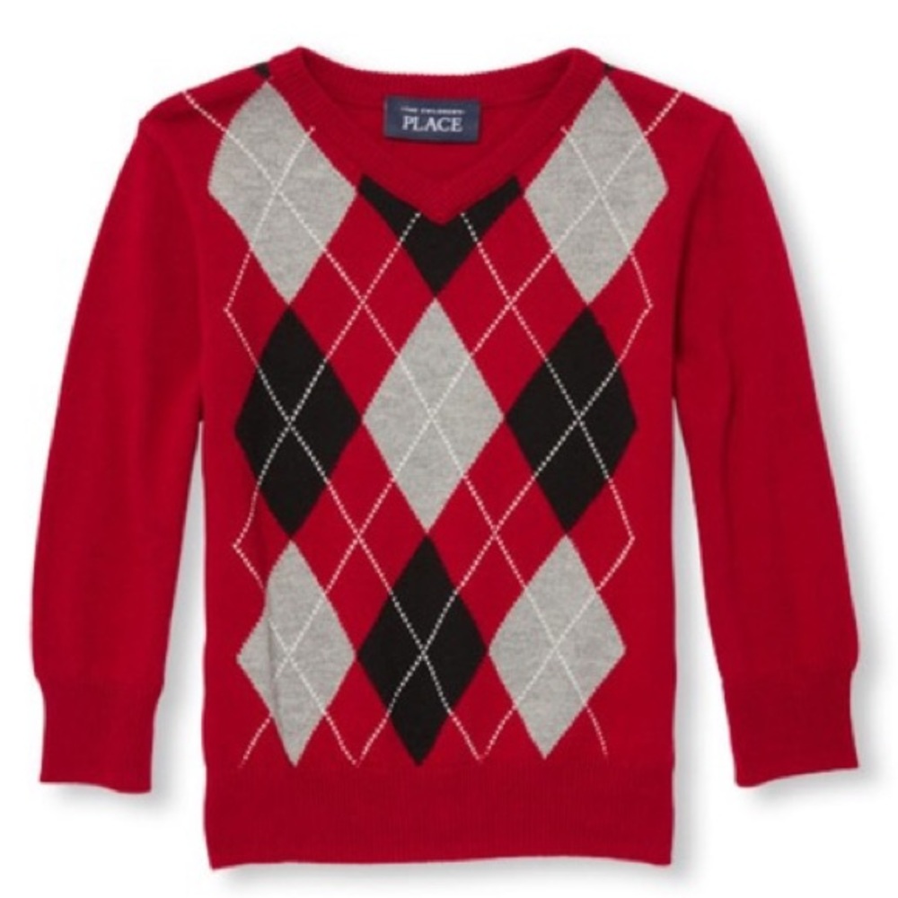 Children’s place girls checkered sweater
